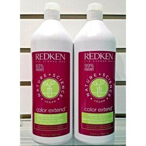 Redken Nature Science Color Extend Shampoo & Conditioner 33 oz DUO